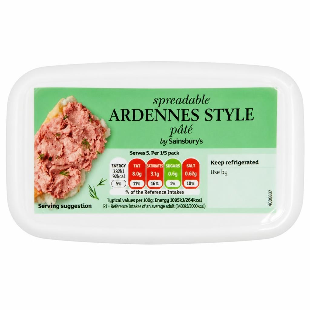 Sainsbury's Ardennes Spreadable Pate 175g