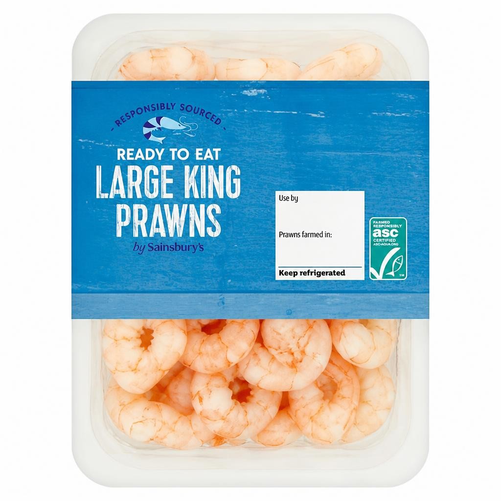 Sainsbury's Large King Prawns ASC 300g