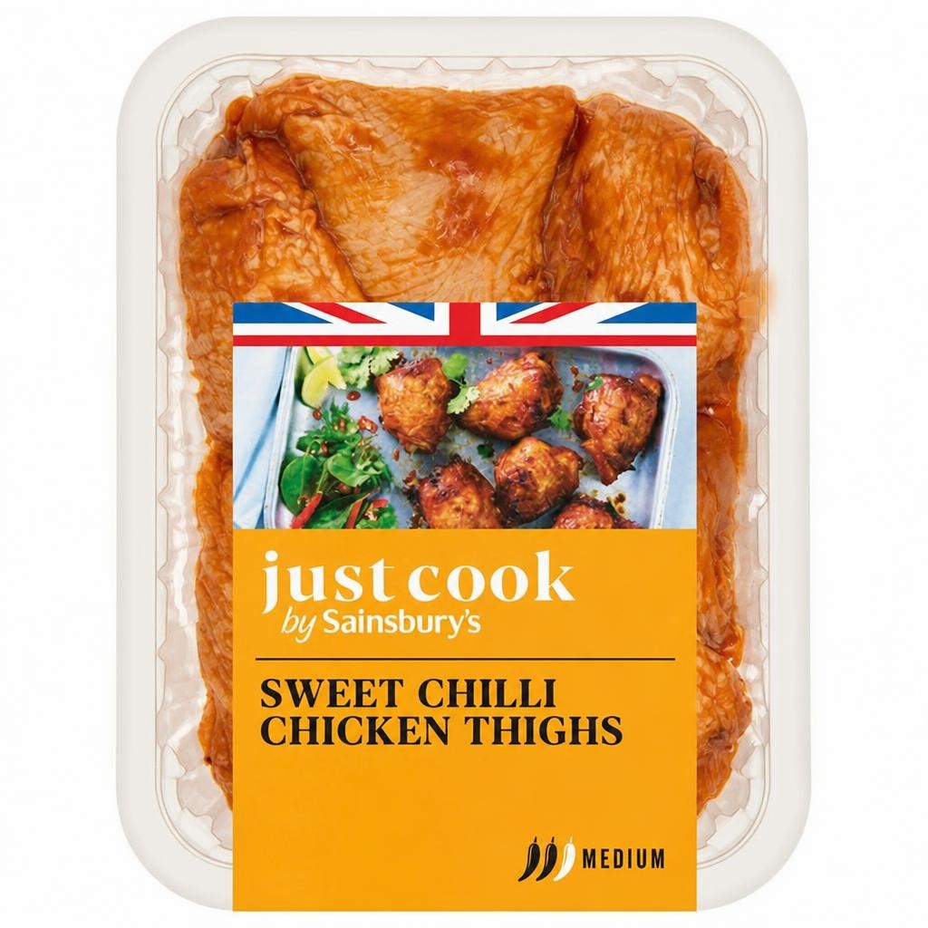 Sainsbury's British Sweet Chilli Chicken Thighs 700g