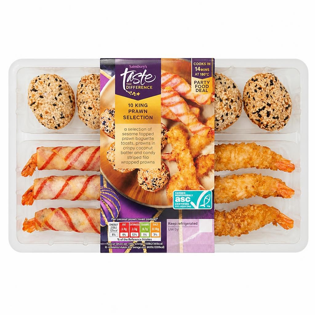 Sainsbury's King Prawn Selection, Taste the Difference x10 188g