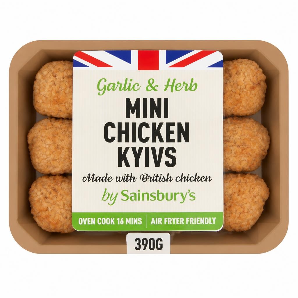Sainsbury's Garlic & Herb Mini Chicken Kyivs 390g