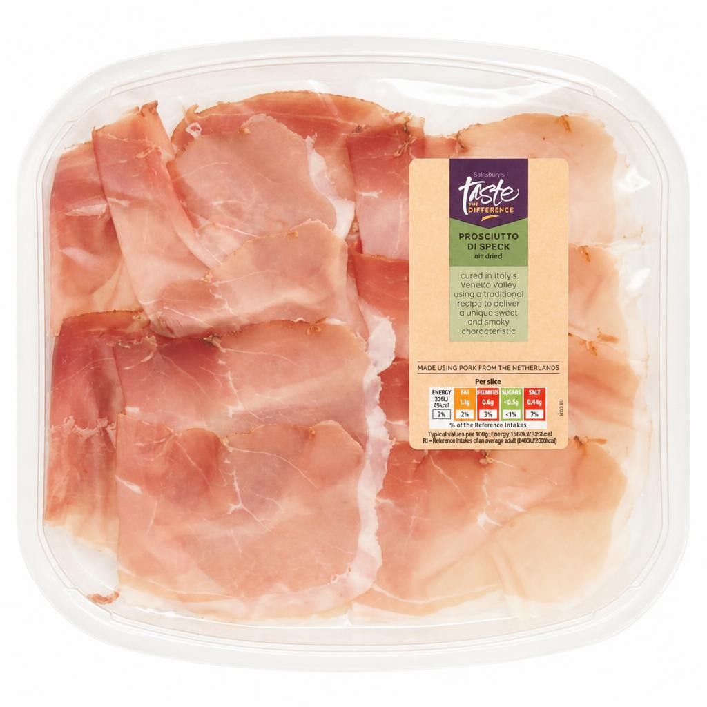 Sainsbury's Prosciutto Di Speck, Taste the Difference 80g