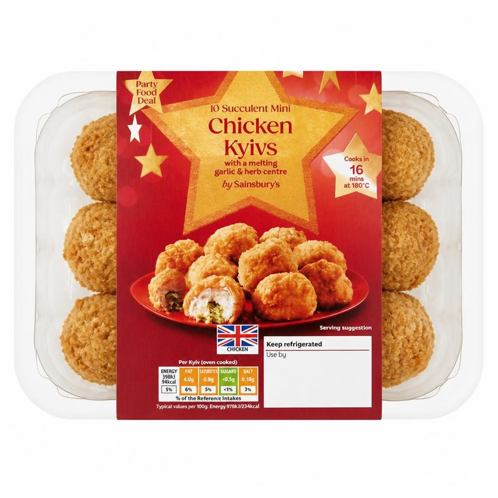 Sainsbury's Mini Chicken Kyivs x10 325g