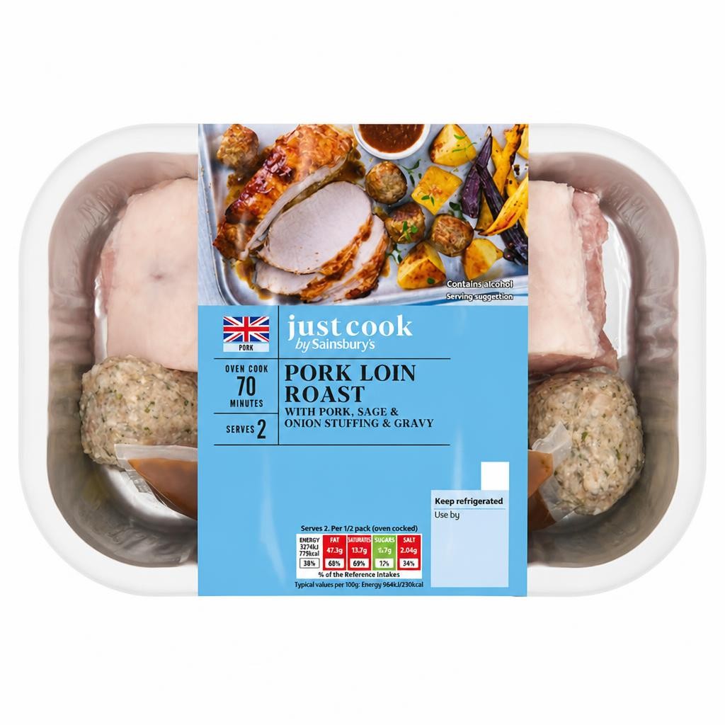 Sainsbury's Just Cook Mini British Pork Roast 743g