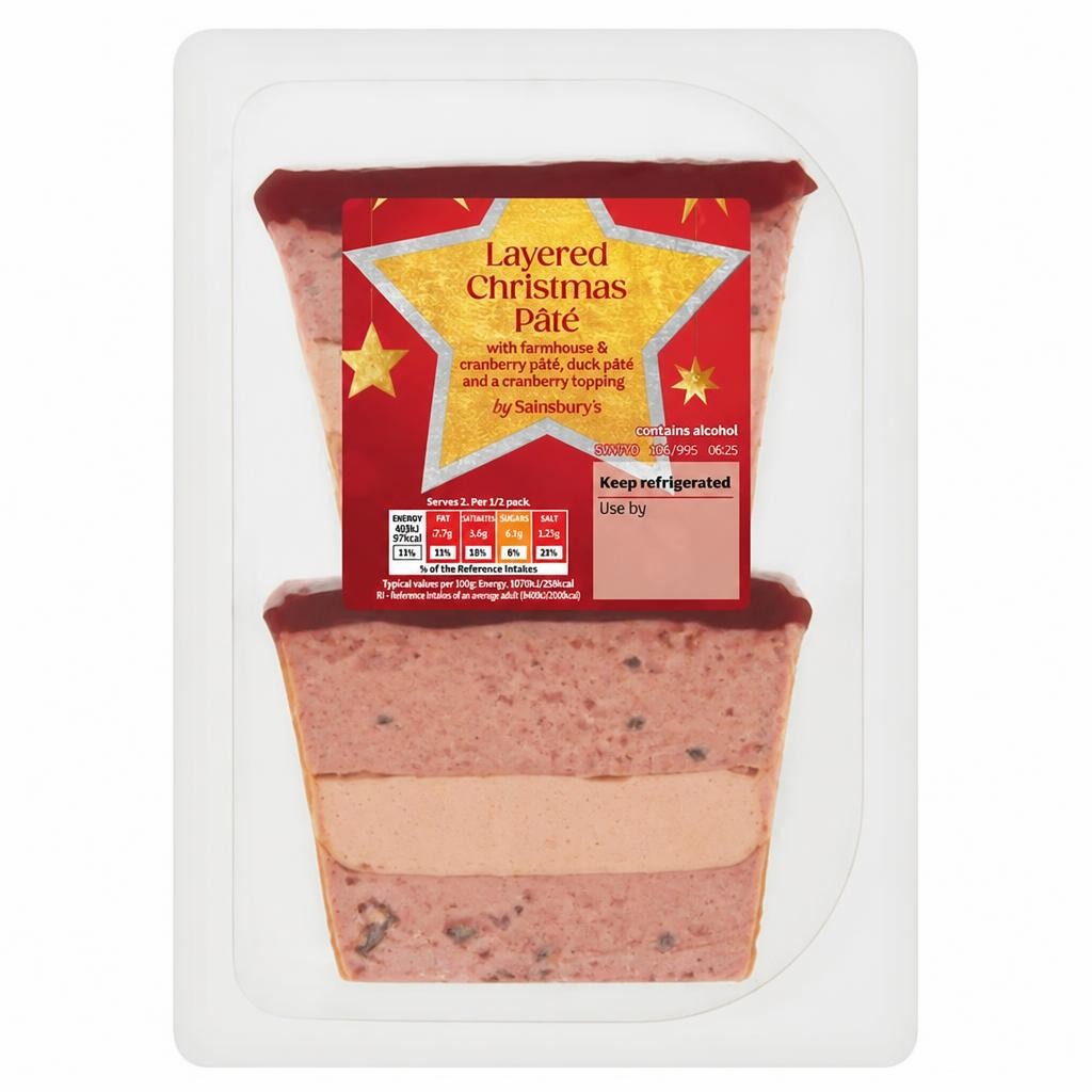 Sainsbury's Layered Christmas Pate 160g