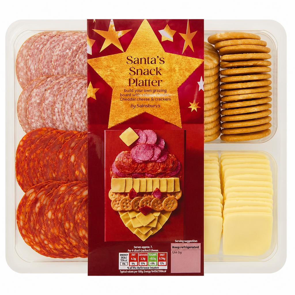 Sainsbury's Santa's Snack Platter 314g