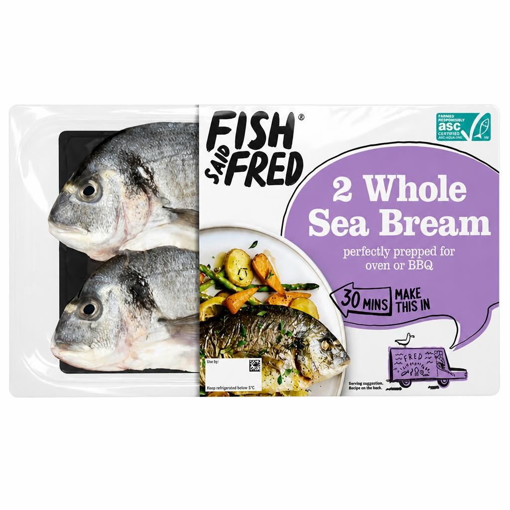 Fish Said Fred Whole Sea Bream 520g