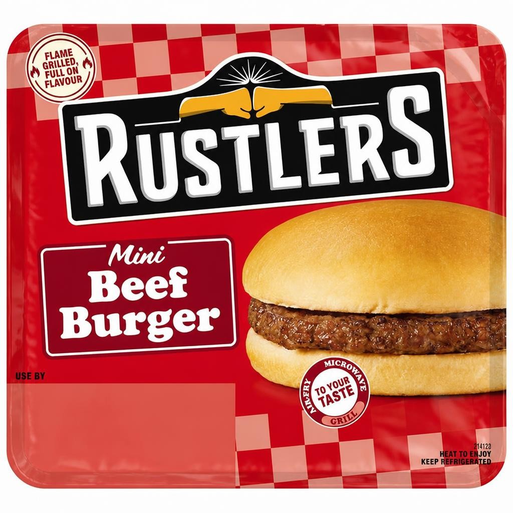 Rustlers Mini Beef Burger 101g