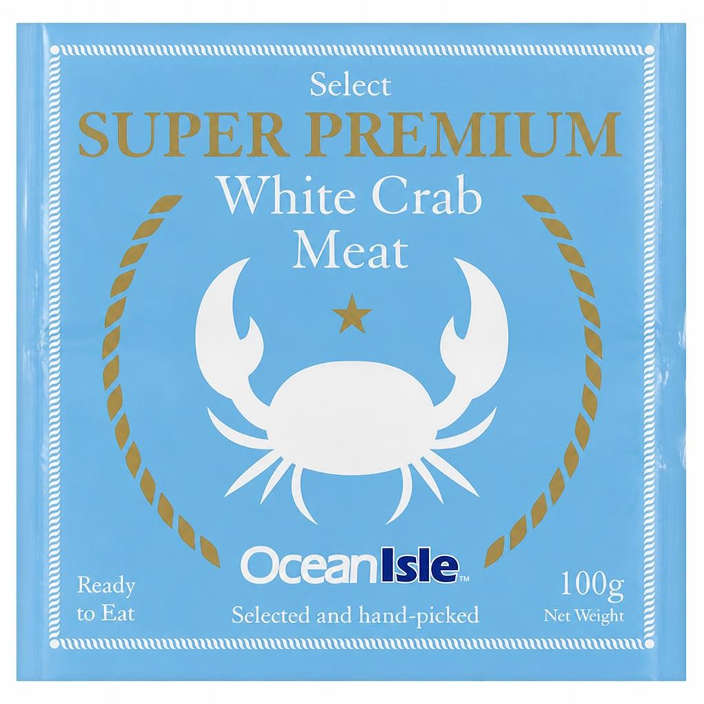 Ocean Isle Select Super Premium White Crab Meat 100g