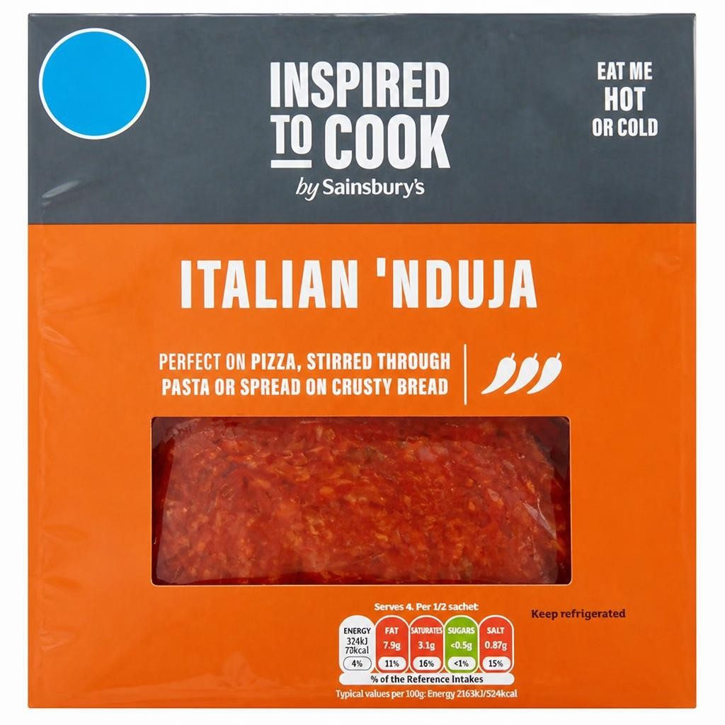 Sainsbury's Italian 'Nduja, Inspired to Cook 60g