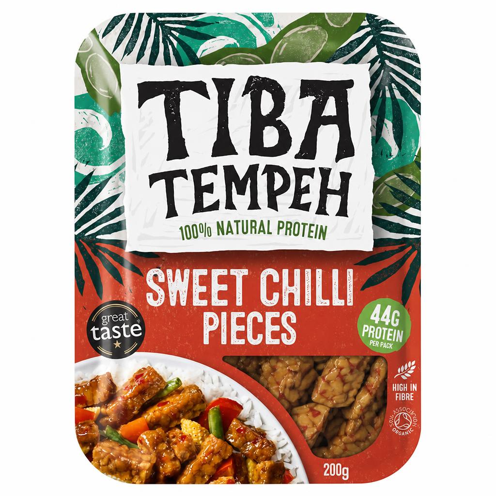 Tiba Tempeh Sweet Chilli Pieces 200g
