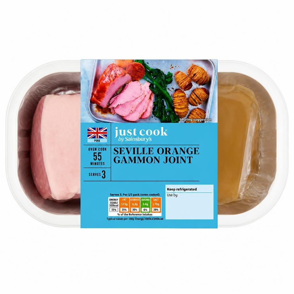 Sainsbury's Just Cook Seville Orange British Gammon Joint 470g