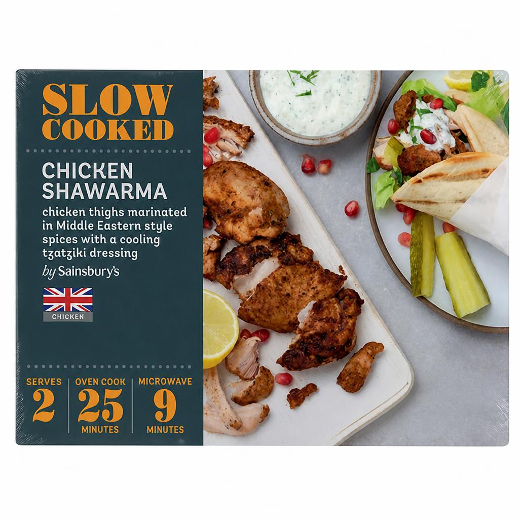 Sainsbury's Slow Cooked Chicken Shawarma 480g