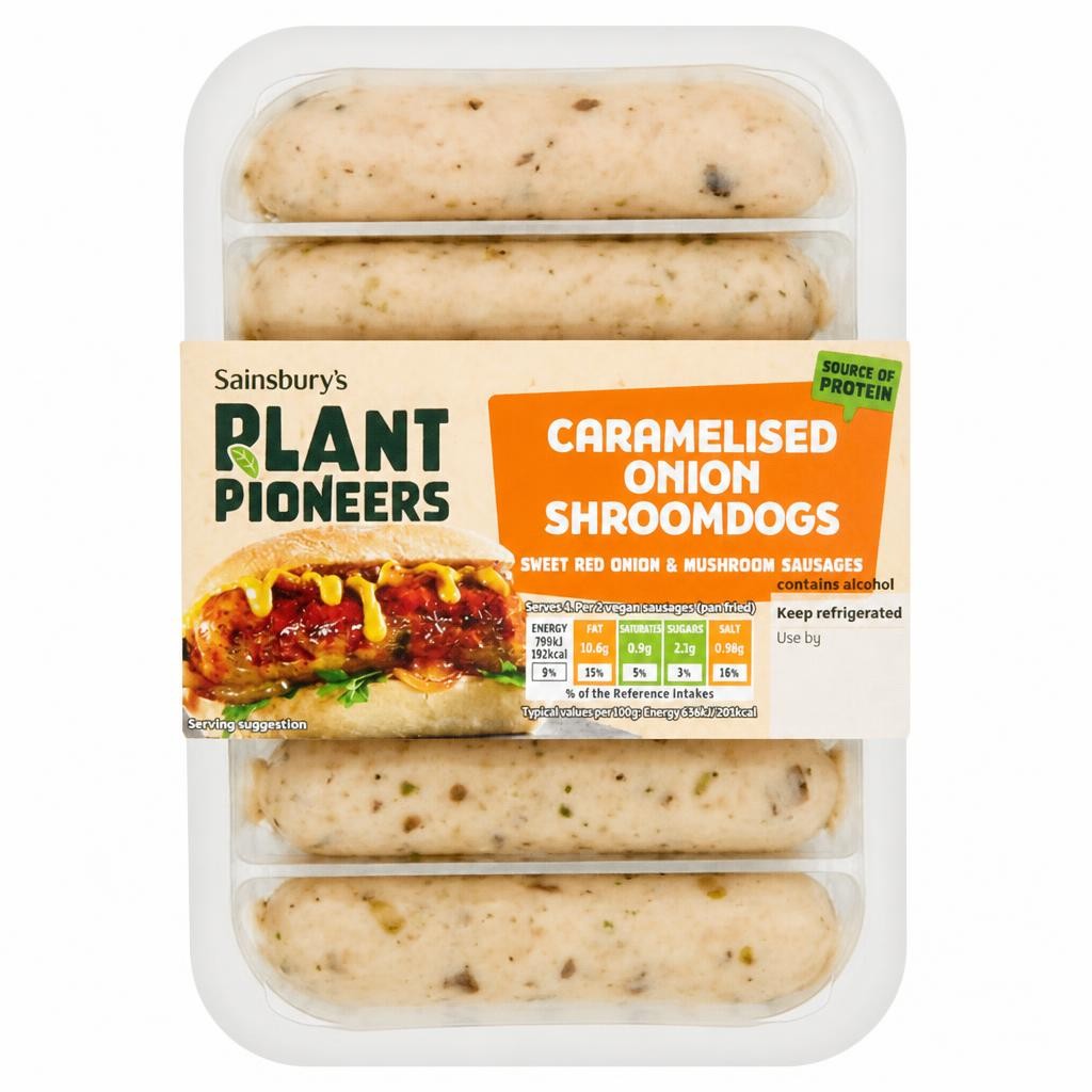 Plant Pioneers Caramelised Onion Shroomdogs x6 300g