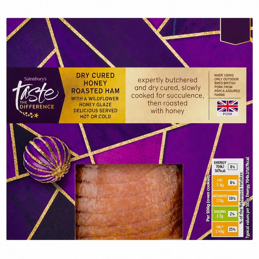 Sainsbury's Wildflower Honey Ham Joint, Taste the Difference 700g