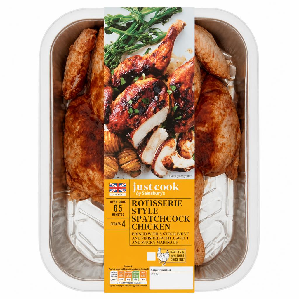 Sainsbury's Rotisserie Spatchcock 1197g