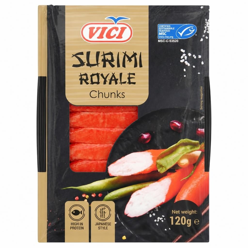 Vici Surimi Royal MSC Seafood Sticks 120g