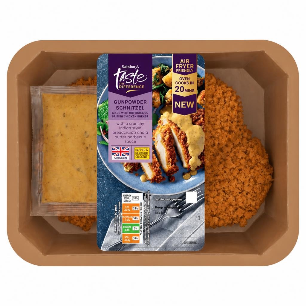 Sainsbury's Gunpowder Schnitzel, Taste the Difference 360g