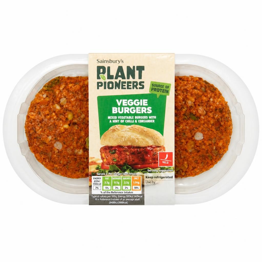 Plant Pioneers Veggie Burgers 225g
