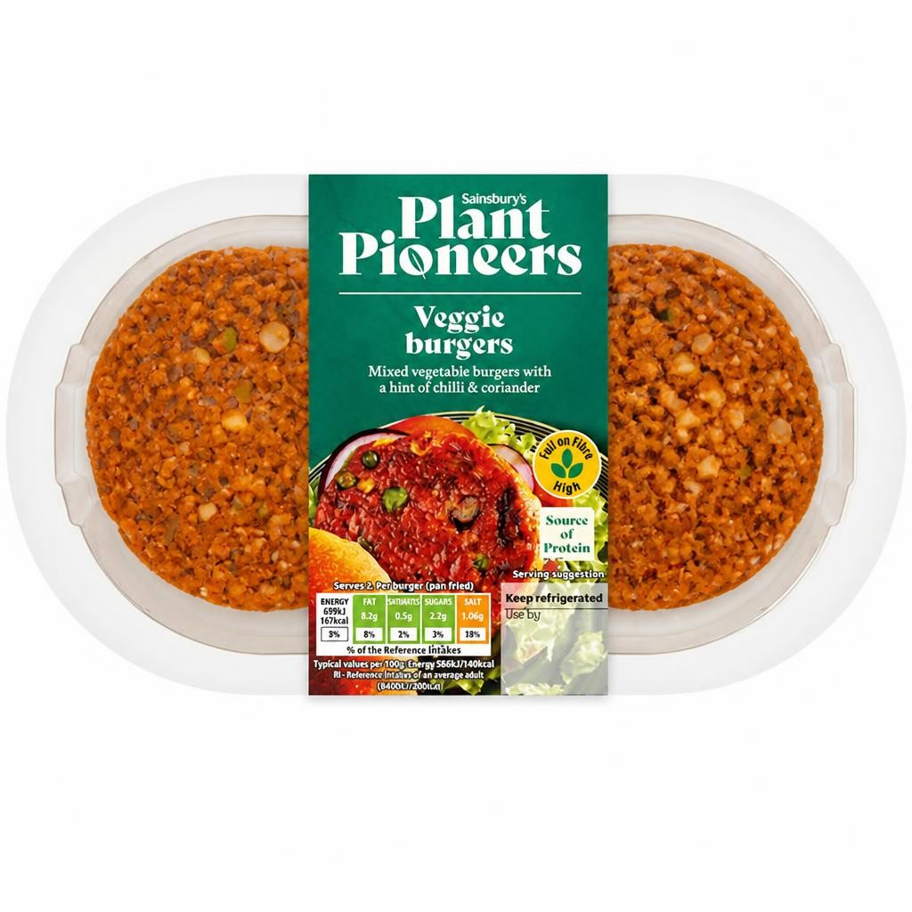 Plant Pioneers Veggie Burgers 225g