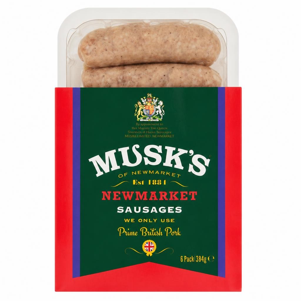 Musk's Original Pork Sausages x6 384g