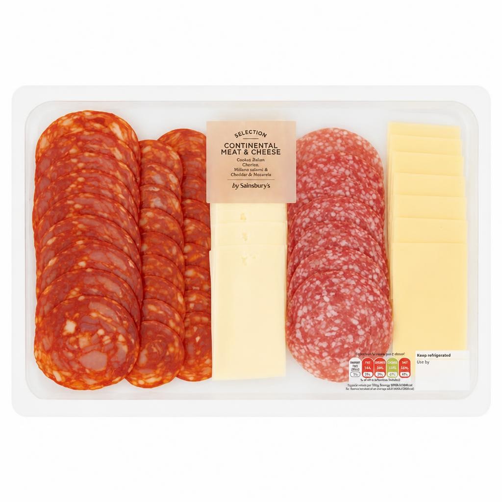Sainsbury's Selection Continental Meat & Cheese 215g