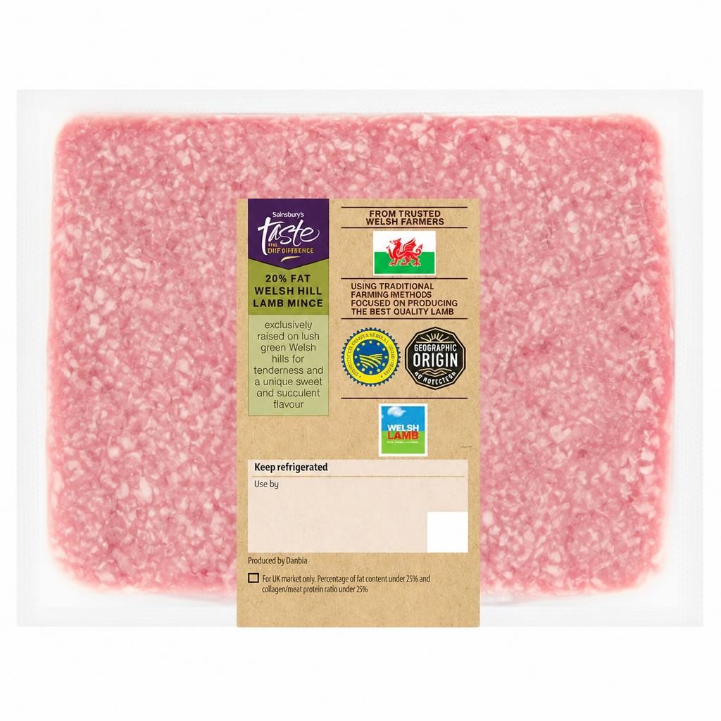 Sainsbury's Fat Lamb Mince, Taste the Difference 400g