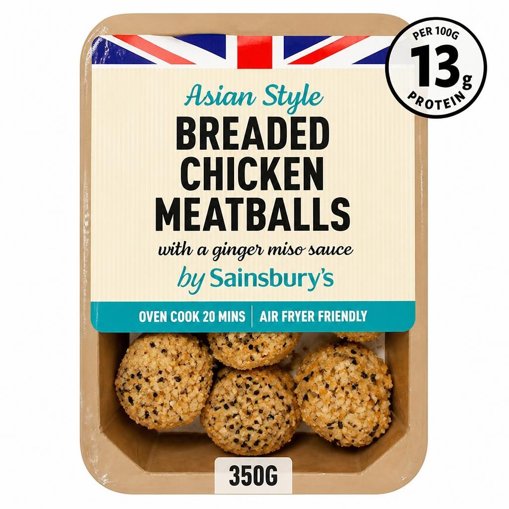 Sainsbury's 350g Asian Style Breaded Chicken Meatballs
