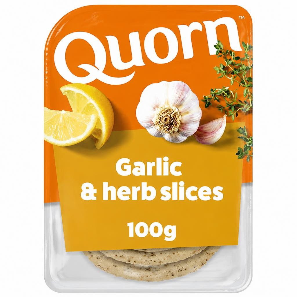 Quorn Garlic & Herb Slices 100g
