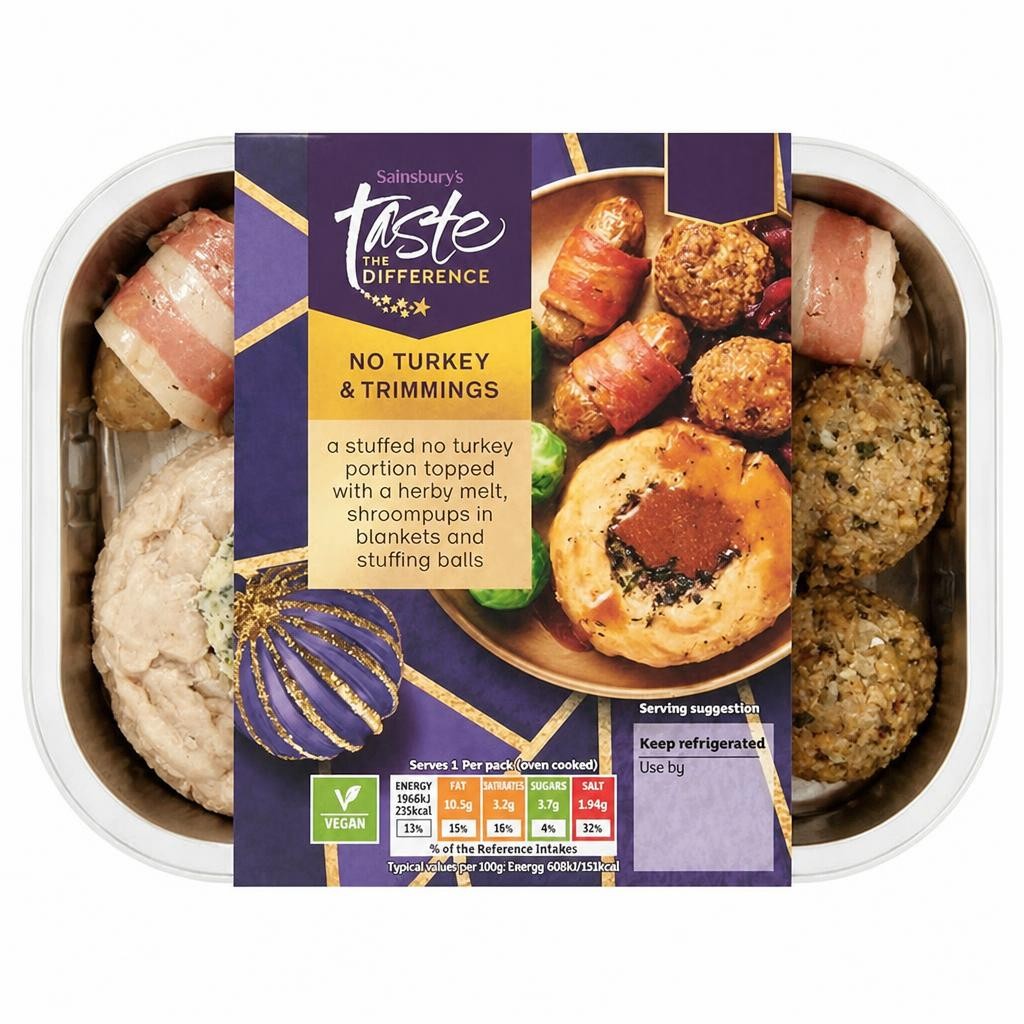 Sainsbury's No Turkey & Trimmings, Taste the Difference 215g