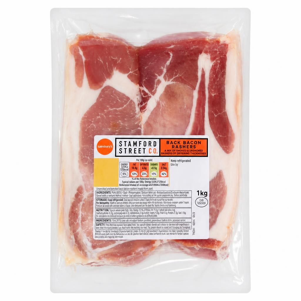 Stamford Street Co. Back Bacon 1kg