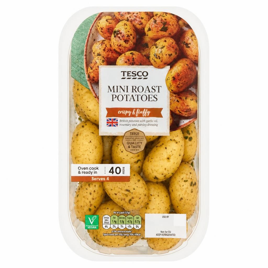 Tesco Mini Roast Potatoes 500G