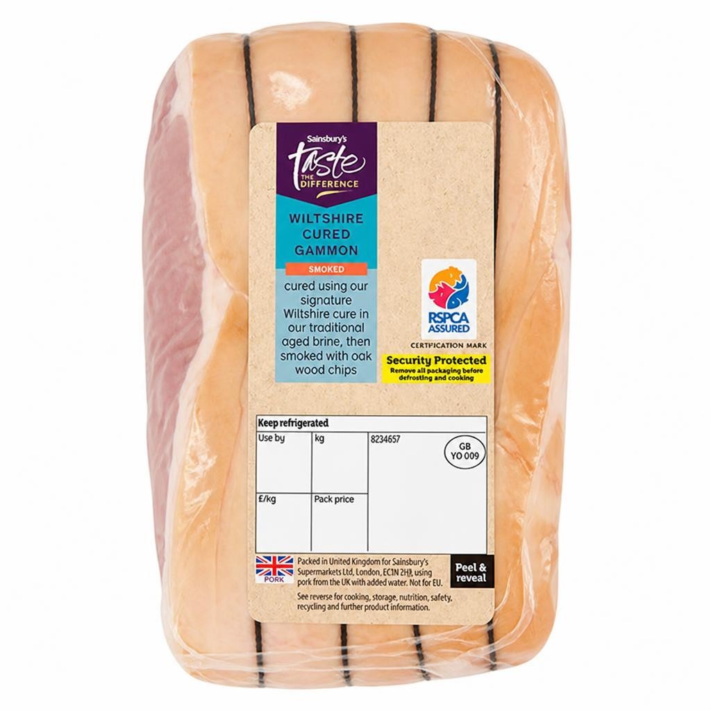 Sainsbury's Wiltshire Cured Smoked Gammon Joint, Taste the Difference