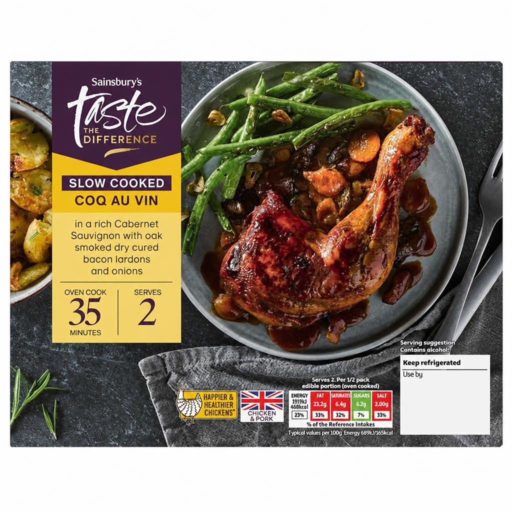 Sainsbury's Coq Au Vin, Taste the Difference 660g