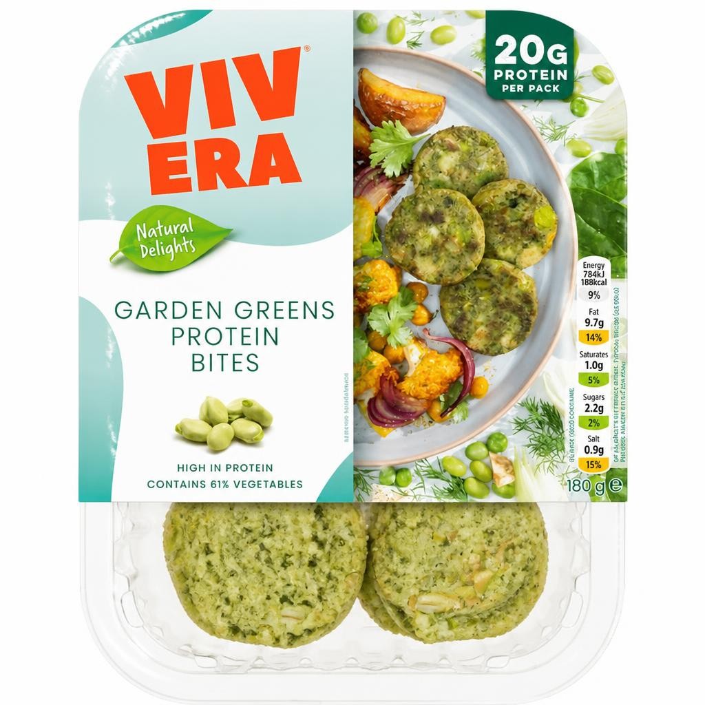 Vivera Garden Greens Protein Bites 180g
