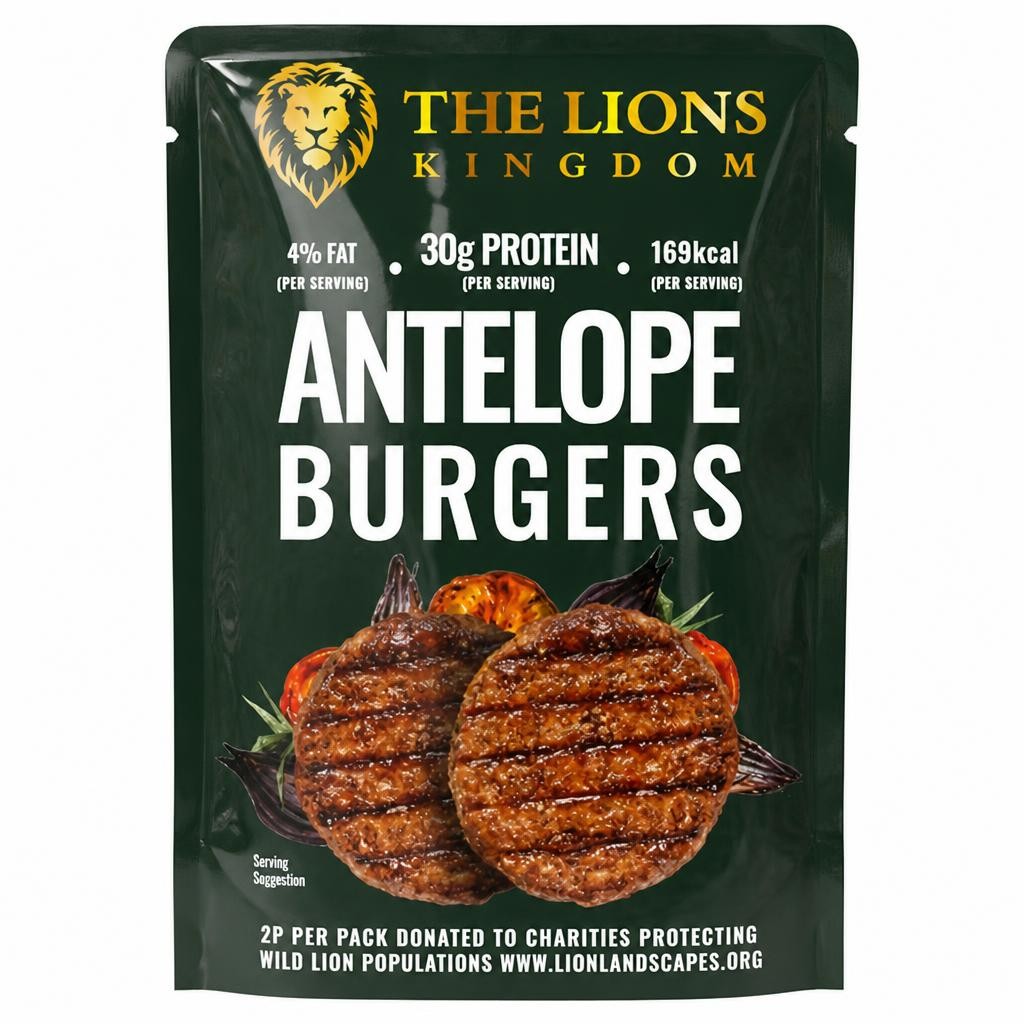 The Lions Kingdom Antelope Burgers 240g