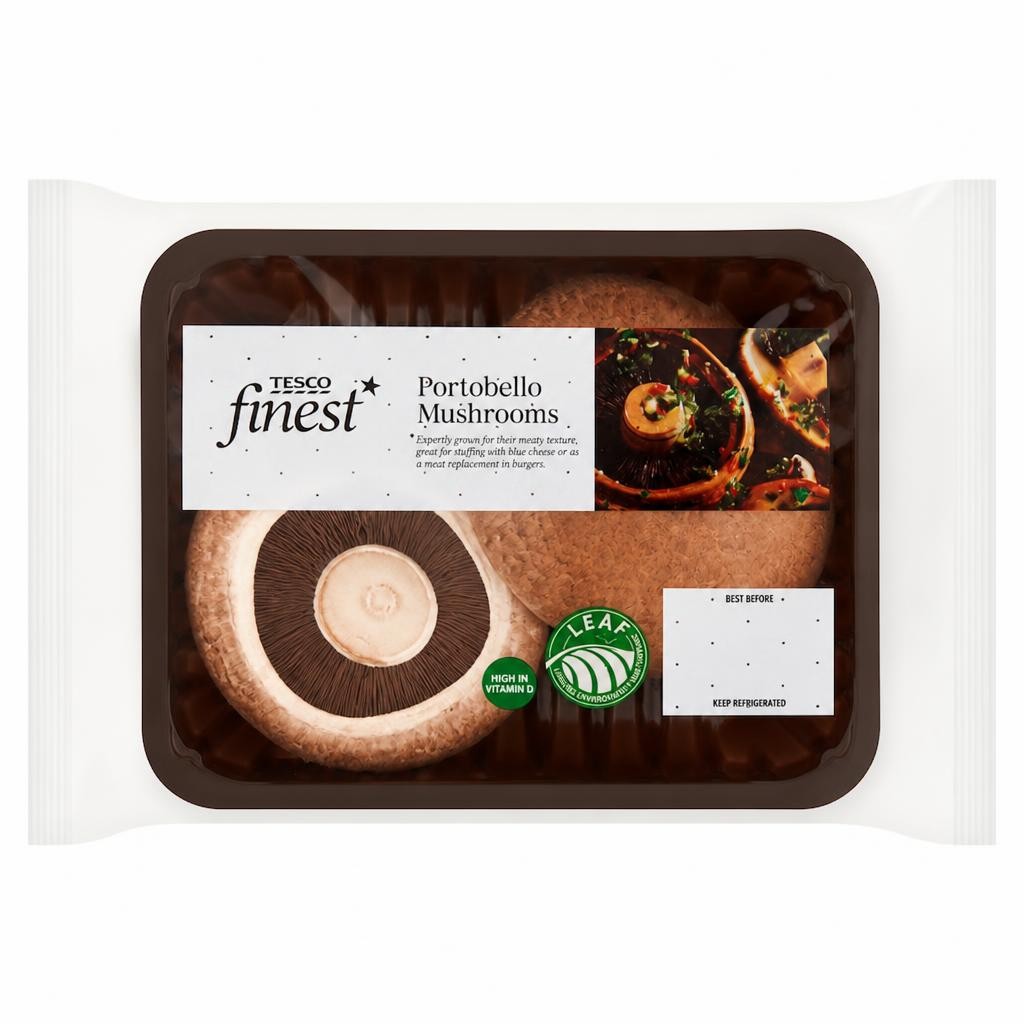 Tesco Finest Portobello Vitamin D Mushrooms