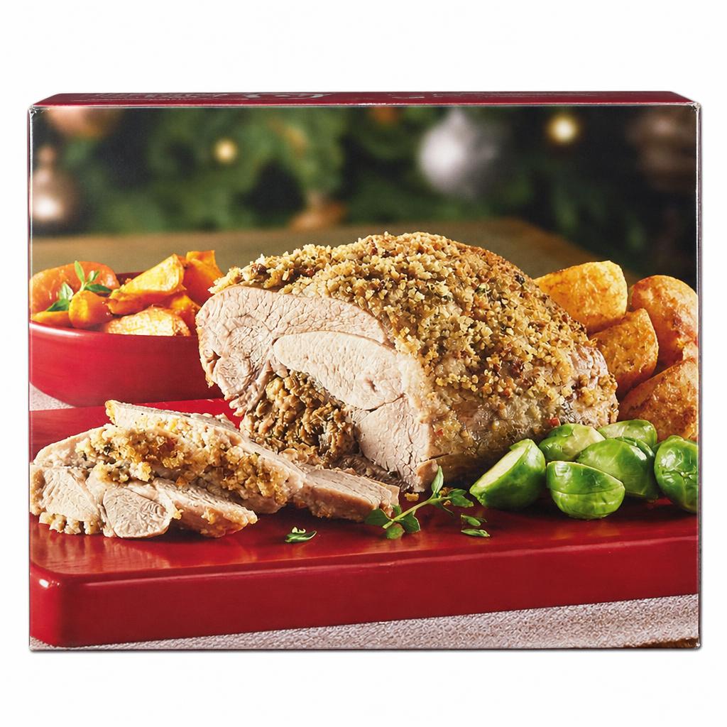Sainsbury's Fresh Turkey Thigh Joint with a Pork, Plum & Prune Stuffing Topped with a Crumble Style Crumb 850g