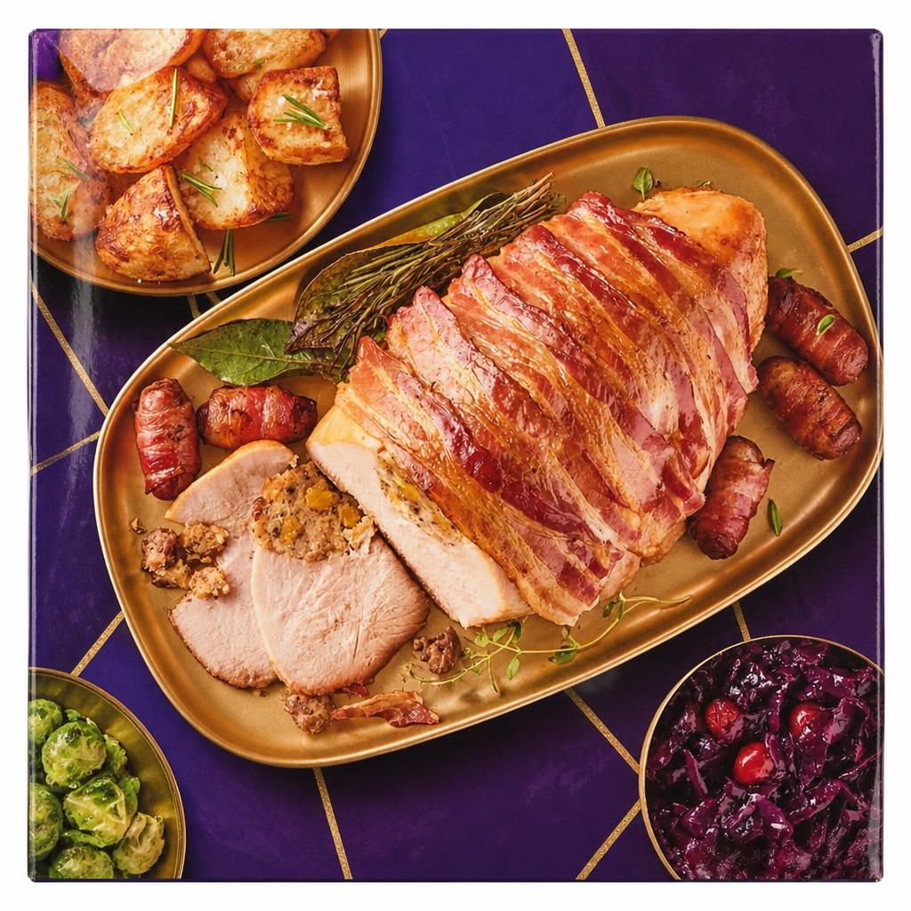 Sainsbury's Fresh Turkey Joint with Pork & Mulled Pear Stuffing 1.4kg