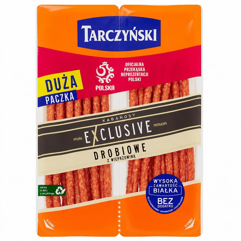 Tarczynski Poultry Kabanos Exclusive with Pork 2x125g
