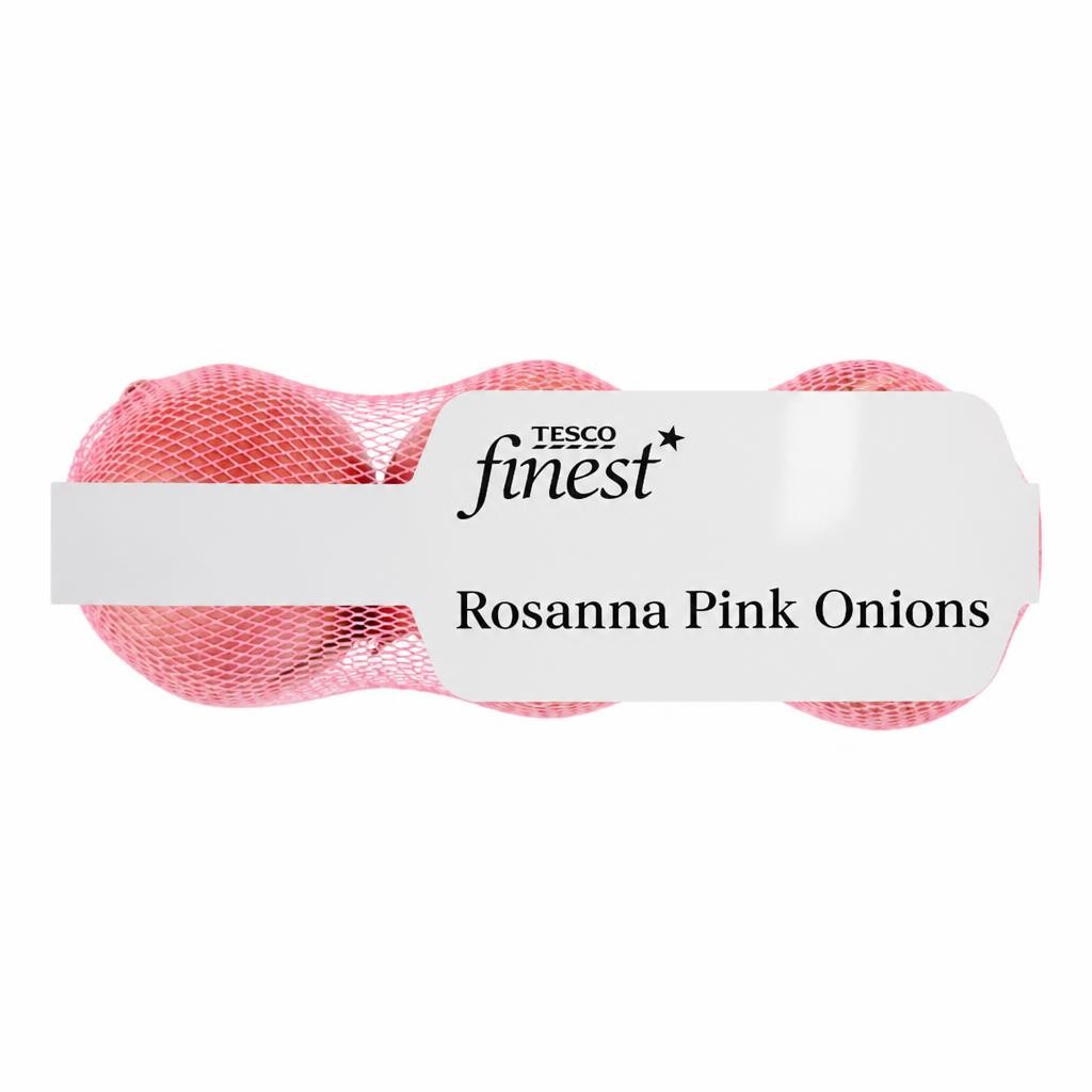 Tesco Finest Rosanna Pink Onions 3 Pack