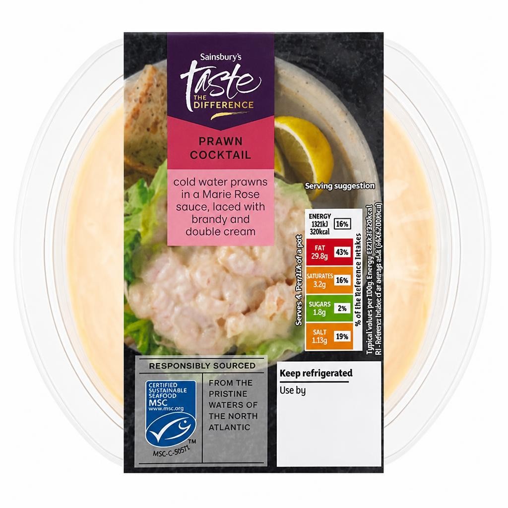 Sainsbury's Prawn Cocktail, Taste the Difference 400g