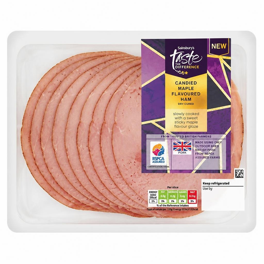 Sainsbury's Candied Maple Ham Platter, Taste the Difference 200g