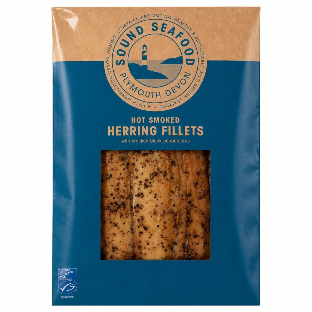 Sound Seafood Hot Smoked Herring Fillets 200g