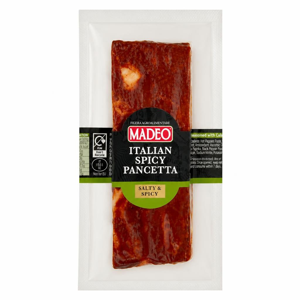 Madeo Italian Spicy Pancetta 250g