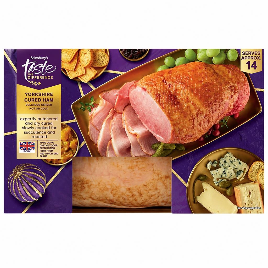 Sainsbury's Yorkshire Cured Ham, Taste the Difference 1.5kg