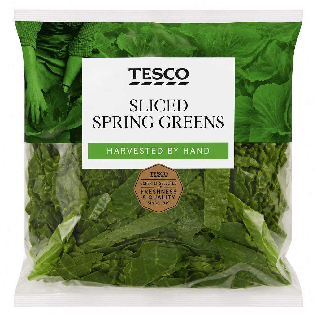 Tesco Sliced Greens 300G