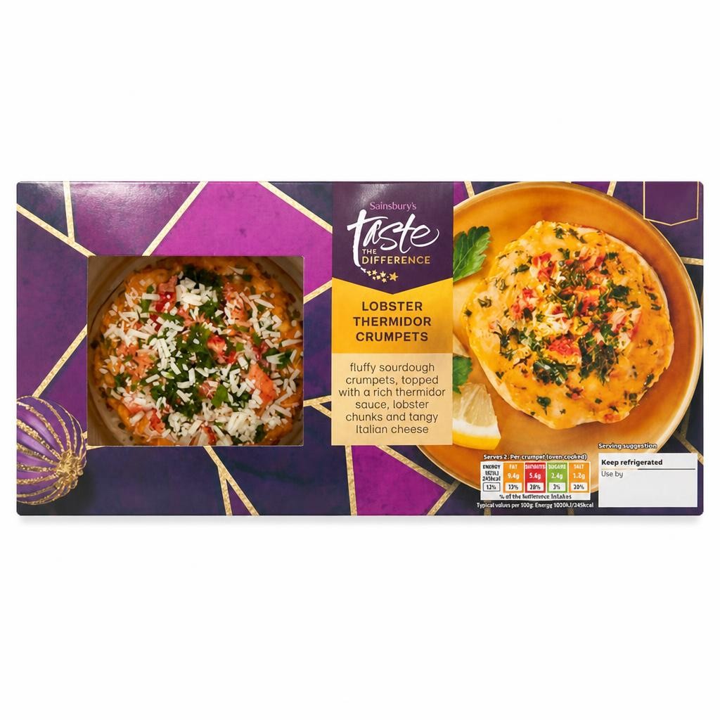 Sainsbury's Lobster Crumpets, Taste the Difference 200g