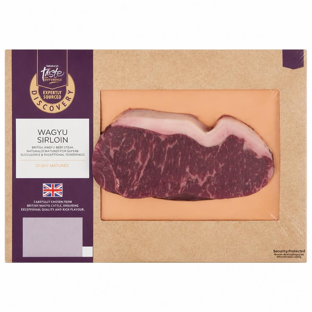 Sainsbury's Discovery Wagyu Sirloin Steak, Taste the Difference 250g