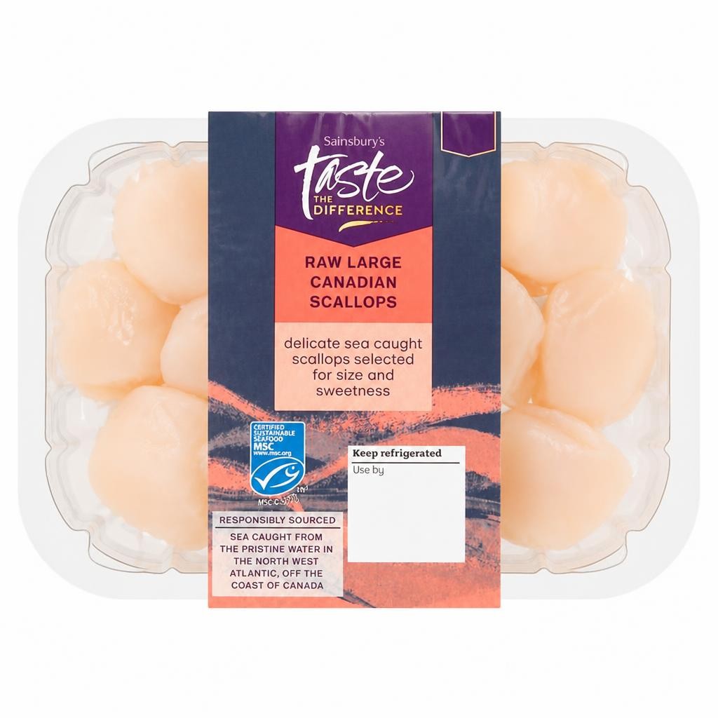 Sainsbury's Canadian King Scallops, Taste the Difference 150g